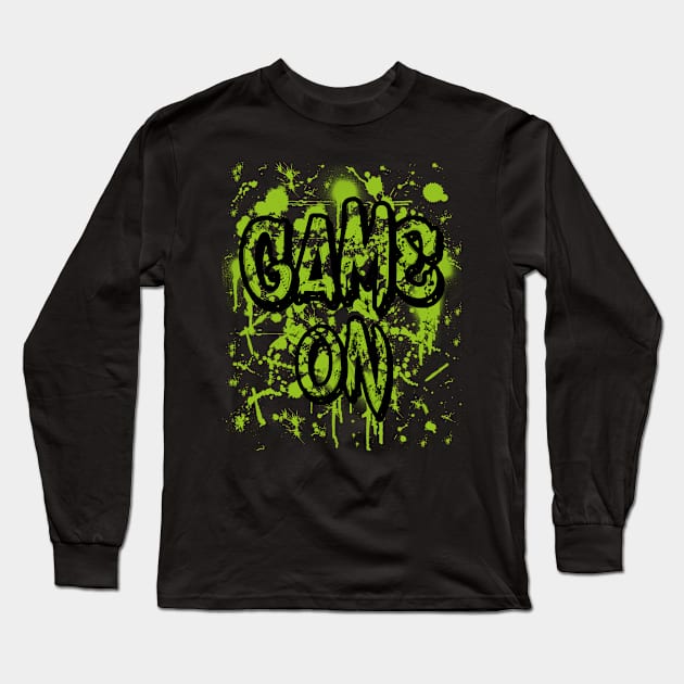 Game On Long Sleeve T-Shirt by Hammykk